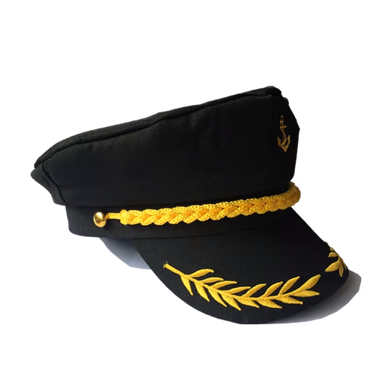 Black Captain Hat